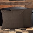 thumbnail image 2 of VHC Brands Kettle Grove Window Curtain, Euro Sham Fabric, Black, 26x26, 2 of 6