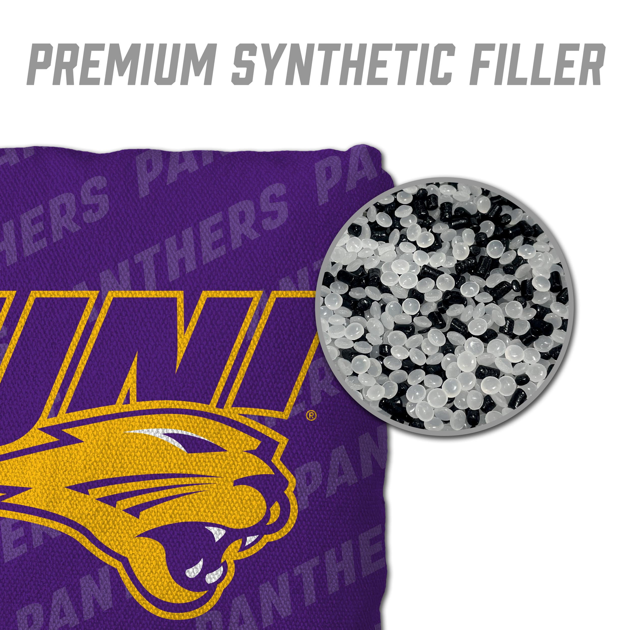 NCAA Northern Iowa Panthers Cornhole Bags - 4PK - Purple