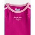 thumbnail image 2 of Wonder Nation Girls Sporty Graphic Top with Short Sleeves, Sizes 4-18 & Plus, 2 of 5