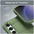 thumbnail image 5 of Feishell for Samsung Galaxy S25 Case, Heavy Duty Drop Protection Non-slip Texture Armor Anti-Fingerprint Shockproof Anti-Scratch Silicone Slim Cute Phone Case for Samsung Galaxy S25,Green, 5 of 7