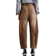 thumbnail image 4 of High Waisted Wide Leg Vintage Denim Pants Women Baggy Barrel Horseshoe Jeans, 4 of 7