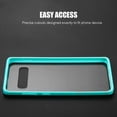 thumbnail image 2 of Samsung FTCSAMS10L-ACL-TLCL Fusion Candy TPU Acrylic Back for Samsung Galaxy S10 Plus - Teal & Clear, 2 of 8