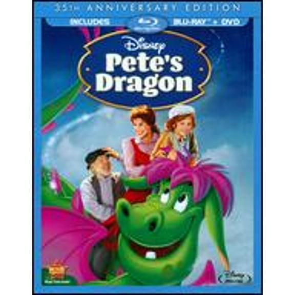 Pre-Owned Pete's Dragon [35th Anniversary Edition] [2 Discs] [Blu-ray] (Blu-Ray 0786936825305) directed by Don Chaffey