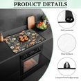 thumbnail image 6 of Renewold Electric Stove Cover Glass Stove Top Cover Heat Resistant Anti-slip Stovetop Protector Cover Cooktop Mat Extra Counter Space Extra Large, Mushroom Dragonfly Floral, 6 of 7
