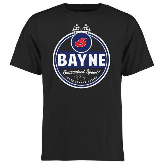 Men's Black Trevor Bayne Route 66 T-Shirt