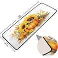 thumbnail image 2 of Dreamtimes Autumn Pumpkin Sunflowers Hallway Runner Rug 2'x6' Kitchen Rug with Rubber Backing Happy Thanksgiving Non Slip Entryway Rug Runner Washable Soft Area Rug for Hallway Bedroom Kitchen Decor, 2 of 6