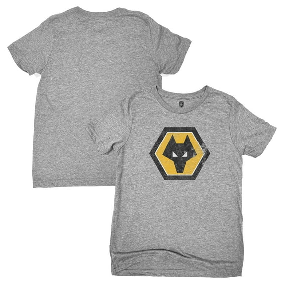Youth 1863FC Heather Gray Wolverhampton Wanderers Color Badge T-Shirt