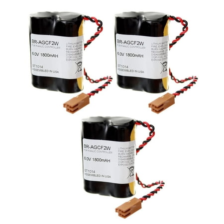 3pc Ge Fanuc A06 Series Compatible with PLC Computer Backup Batteries price history on PriceWatchPro