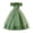 Girl's Dress # Green, variant on Girls Party Dress Off Shoulder Ruffled Neckline Floral Embroidered Applique Layered Tulle Maxi Ball Gown Birthday Wedding Photography Costumes Size 10 Years