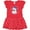 Red and Polka Dot, variant on Inktastic Holiday Snowman Gift Baby Girl Dress