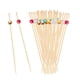 thumbnail image 5 of Palillos de cóctel,Selecciones de cócteles de madera navideñas Selecciones de frutas,Aperitivo Frutas Palillos De Bambú Decorativos,Decoraciones de comida para fiesta de Navidad Peal Food, 5 of 9