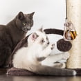 thumbnail image 6 of PETMAKER 5-Tier Cat Tree with Scratch Posts, Perches, Huts, and More (Gray), 6 of 7