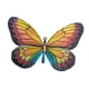 thumbnail image 3 of Decoración de pared de mariposa, arte de pared de hierro, decoración de metal, elegante adorno de regalo para Amarillo, 3 of 9