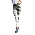 thumbnail image 2 of Gibobby Leggings de yoga para mujer Gimnasio para Yoga Pilates Running Good Green Luck Pantalones Leggings de mujer Pantalones estampados Paddystrip(Blanco,G), 2 of 5