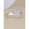 thumbnail image 4 of Moissanite Engagement Ring,925 Sterling Silver Ring, April Birthstone Ring for Women, 4 of 4