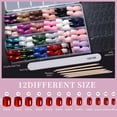 thumbnail image 2 of Press on Nails Fandamei, 24 colores, 576 unidades, forma de ojo de gato, 2 of 7