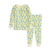 Burt's Bees Baby Organic Baby Girl & Toddler Girl Snug Fit Organic Cotton Long Sleeve Pajamas, Two Piece Set (12M-5T)
