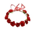 thumbnail image 6 of Flower Headband Nice Looking Adjustable Artificial Women Girl Flower Wreath Crown, 6 of 6