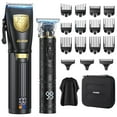 thumbnail image 1 of GLAKER Professional Hair Clippers for Men - Cordless Hair Clippers and Hair Trimmer Combo, Complete Barber Kit with 15 Fading Guards & Storage Bag for Hair Trimming & Beard Groomin, 1 of 8