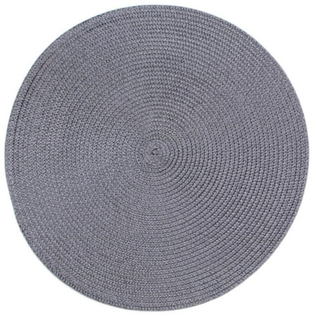 

GIUHUIZ Flash Deals! Woven Spiral Table Placemats 15 Inches Round Set Of 4 Non Slip Dining & Kitchen Table Mats