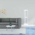 thumbnail image 2 of Adornos decorativos de pared de madera con pájaros voladores y mesa auxiliar redonda de acrílico transparente de 3 niveles para el hogar., 2 of 8