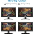 thumbnail image 4 of Eyoyo 12" TFT LCD Monitor with AV BNC HDMI VGA Input 1366x768 for PC CCTV Game, 4 of 18