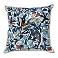 thumbnail image 2 of Mystical Peacock Decorative Embroidery Throw Pillow Cover Set of 2, 2 of 6