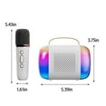 thumbnail image 3 of ZFYXGS Private Bluetooth Speaker Home Wireless Karaoke Speaker Microphone Children's Outdoor Singing Small Home KTV, 3 of 7