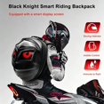 thumbnail image 6 of BIOSLED Motorcycle LED Backpack Hard Shell Waterproof Cycling Riding Laptop Daypack, 6 of 7