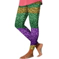 thumbnail image 3 of lcziwo Mardi Gras Leggings for Women 2025 Carnival Fancy Mask Printed Holiday Tights Milk Silk Soft High Waisted Yoga Pants Gym Full Length Running Leggings Multicolor M, Lightening Sale, 3 of 4
