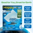 thumbnail image 6 of Happy Hour Laundry Detergent Sheets Eco Friendly Color Safe 60 Sheets 120 Loads Fresh Scent, 6 of 9