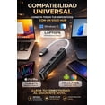 thumbnail image 3 of Hub Adaptador USB 3.0 y Tipo C de 4 Puertos para Laptop Gris, 3 of 7