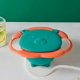 thumbnail image 3 of Ovzne Bowl Antioverflow For Children With Rotation 360 Lid Material Insurance Bowl Magical 360 Degree Rotation For Children On Clearance, 3 of 7