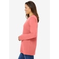 thumbnail image 3 of Woman Within Plus Size Perfect Long-Sleeve Crewneck Tee (Petite Available), 3 of 6