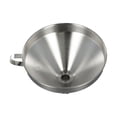 thumbnail image 1 of Stainless Steel Funnel with Handle Kitchen Filling Metal Hopper 11 13 15cm, 1 of 7