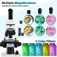 thumbnail image 6 of BEBANG 100X-2000X Microscope, Compound Powerful Biological Microscope for Kids Adults, 6 of 10