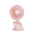 thumbnail image 3 of Ventilador con clip, ajustable, 3 velocidades, portátil, de sobremesa, con refrigeración, para escritorio, para oficinas, acampar en casa, color rosa tholdsy HA6049-01B, 3 of 6