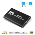 thumbnail image 4 of Capture and Stream Video Recorder Grabber, HDMI To USB 3.0 4K Video Capturer 1080P 60HZ  for Game Recording, Live Streaming Broadcasting, 4 of 11