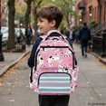 thumbnail image 6 of Chririnla Cat Pattern Multiple Compartments Book Bag for School Elementary, Waterproof Large Capacity Polyester School Bookbag, 6 of 9