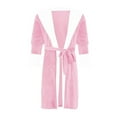 thumbnail image 1 of Women Winter Plush Lengthened Shawl Bathrobe Home Clothes Long Sleeved Robe Coat, 1 of 1