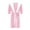 Pink, variant on Womens Fluffy Hooded Robe Winter Plush Shawl Bathrobe Home Clothes Long Sleeved Robe Coat Bath Robe Loungewear Gray 4XL