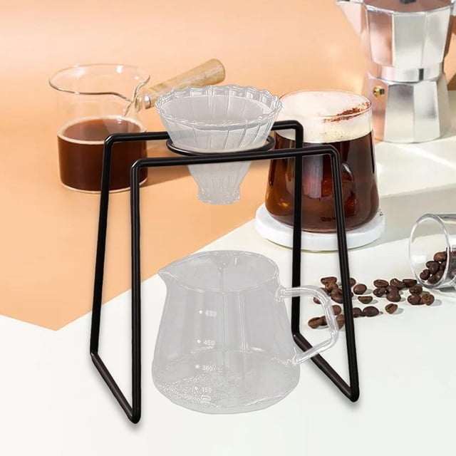 Soporte para café, estación de café, decoración reutilizable, marco de hierro, soporte para café por goteo, fabricante de bebidas para regalo de Estilo B