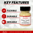 thumbnail image 2 of Angelus® Acrylic Leather Paint, 1 oz., Beige Taupe, 2 of 9