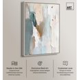 thumbnail image 2 of Impasto Intervals I Canvas Textured Digital Art by Art Remedy, Silver Frame, 24 x 36, 2 of 7