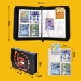 thumbnail image 4 of Trading Card Binder, 4-Pocket Album Book Holder for TCG Game, Fits 400 Cards, 4 of 6