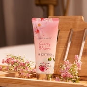 Body & Earth Bath Gift Sets for Women Mothers Day Gifts, 8 Pcs Cherry Blossom & Jasmine Spa Baskets, Beauty Birthday for Her, Mom