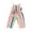 Pink Stripe, variant on 1-6 Years Little Girls Jumpsuit Toddler Spaghetti Strap Stripe Waist Belt Loose Long Pants Overalls for Summer