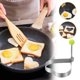 thumbnail image 5 of Anillos de acero inoxidable para huevos, moldes antiadherentes para panqueques con mangos resistentes al calor: anillos para cocinar huevos con formas para desayunos, tortillas, sándwiches y, 5 of 5