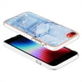 thumbnail image 6 of Slim Case for iPhone SE 2022 Compatible with MagSafe Wireless Charging Case, Marble Pattern Slim Lightweight Soft Silicone Shockproof Non-Yellowing Protective Cover for iPhone SE 2022, Blue, 6 of 6