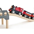 thumbnail image 4 of Wooden Railroad Battery Powered Engine No. 1 Kids Train Set Red, 4 of 4